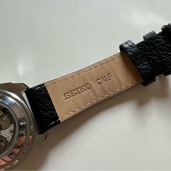 SEIKO AUTOMATIC 21 JEWEL DAY/DATE STAINLESS STEEL 45MM WATCH 7S26-04BO - Picture 6 of 12